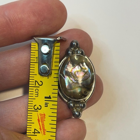 A set of 925 sterling silver earrings and a ring (one size fits all) - Picture 6 of 6